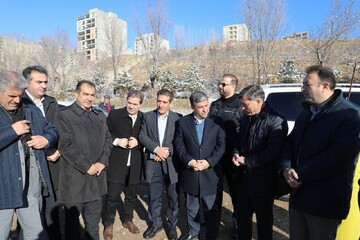 بررسی میدانی استاندار اردبیل از روند اجرایی پل کمربندی سرعین