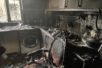 آتش‌سوزی یک منزل مسکونی در آمل ۲ فوتی برجا گذاشت
