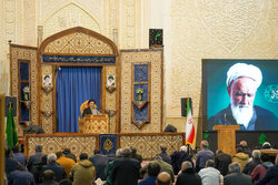 مراسم بزرگداشت آیت الله حائری شیرازی در حرم شاهچراغ(ع)