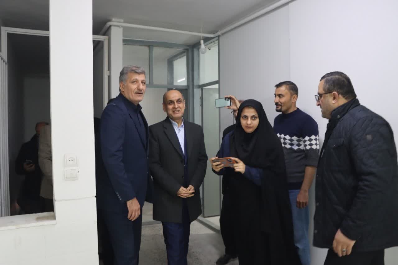 ساختمان بخشداری تازه تأسیس لوشان افتتاح شد ساختمان بخشداری تازه تأسیس لوشان افتتاح شد