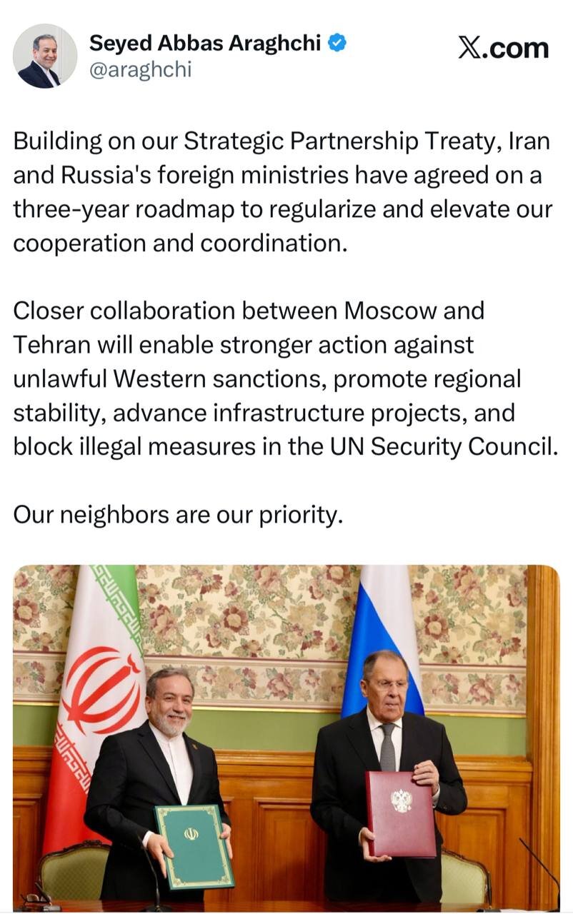 Iran, Russia closer collaboration to tackle Western sanctions