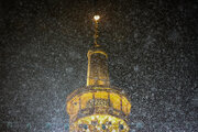 VIDEO: Snowfall blankets Imam Reza Shrine in Mashhad
