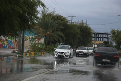 بارندگی شدید در بندرعباس