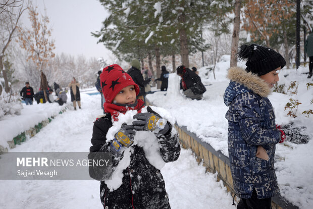 Snowman Festival in Hamedan
