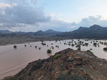 آبگیری صد درصدی سد خاکی آبدبه شهرستان پارسیان