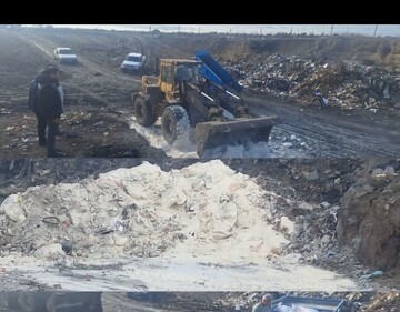 معدوم  سازی ۱۷۲۰ کیلوگرم آرد غیربهداشتی در پارس آباد