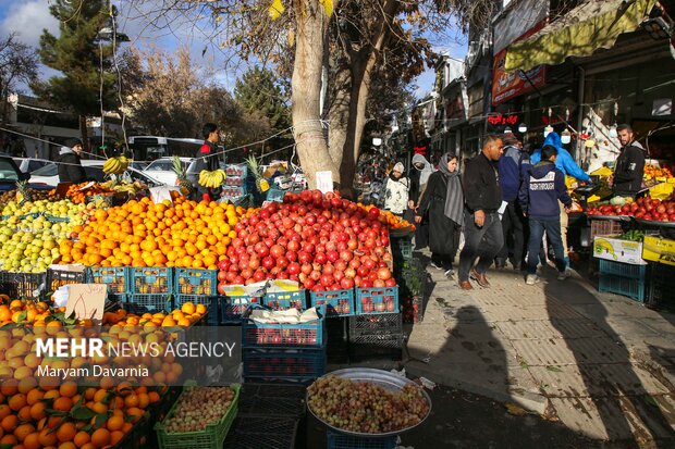 بازار خرید شب یلدا در بجنورد
