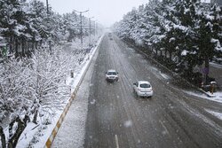بارش برف چهره زمستانی به تبریز بخشید