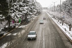بارش سنگین برف در چادگان