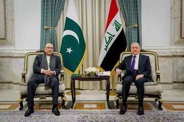 محورهای رایزنی روسای جمهور پاکستان و عراق در بغداد
