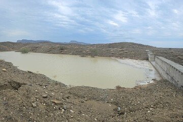 آبگیری ۵۰ سازه آبخیزداری در جاسک