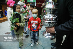 شب یلدای بیماران سرطانی در کنار خادمان امام رضا(ع)