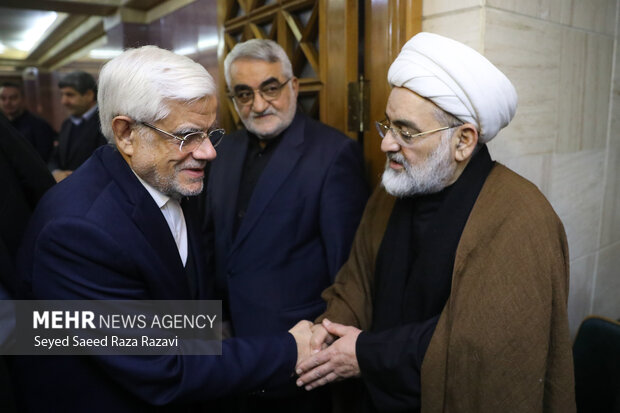 مراسم ختم اشرف بروجردی در تهران