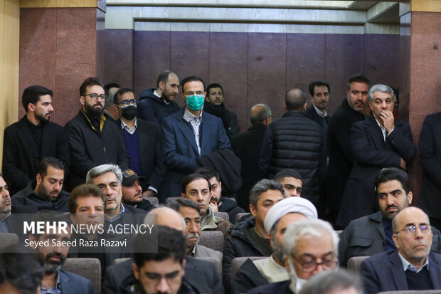 مراسم ختم اشرف بروجردی در تهران