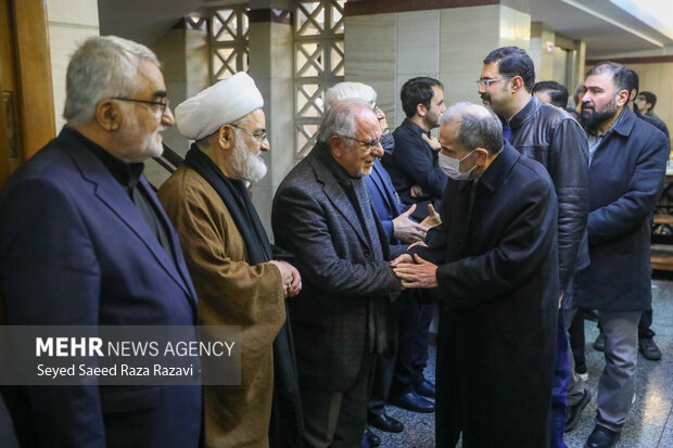 مراسم ختم اشرف بروجردی در تهران