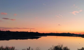 آبگیری دریاچه طبیعی گواب خوسف در پی بارندگی‌های اخیر