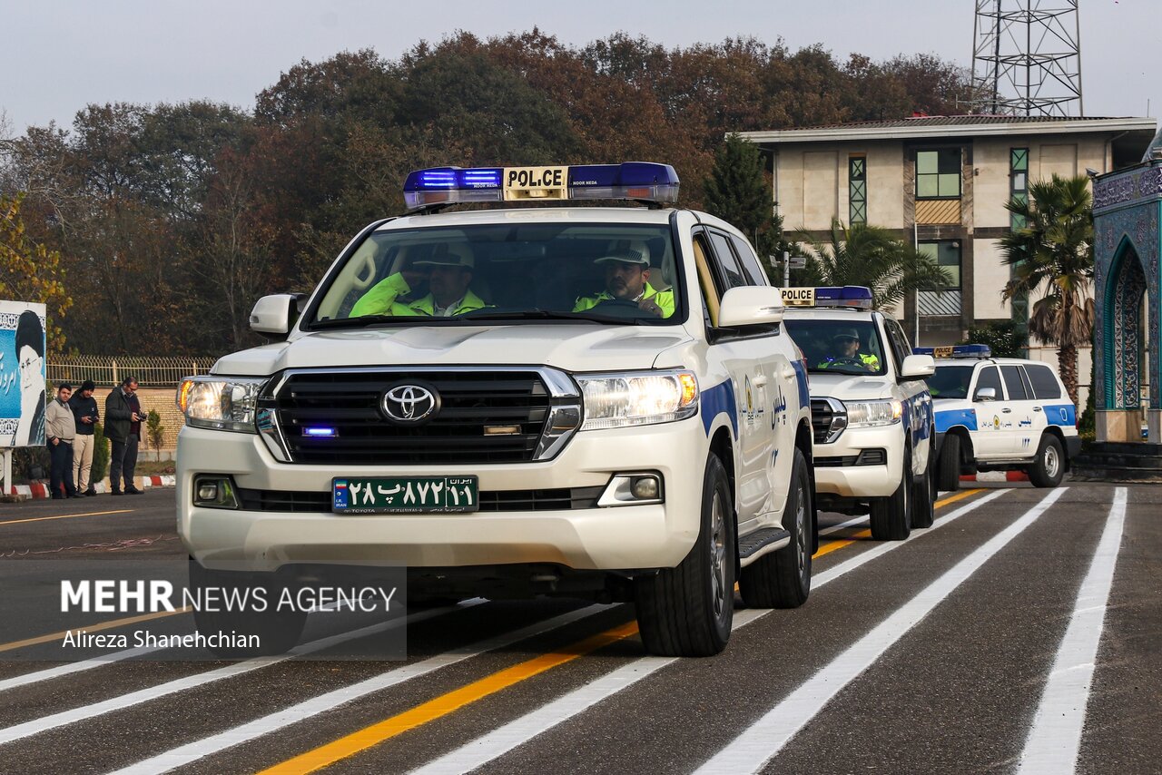 رزمایش طرح زمستانی پلیس راه گیلان رزمایش طرح زمستانی پلیس راه گیلان