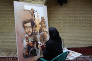 کارگاه «یاد یاران» روایت هنرمندانه از زندگانی شهید شاخص چهارمحالی