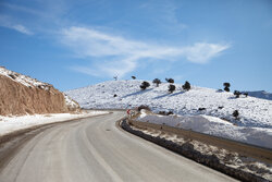 برف در ارتفاعات گلستان