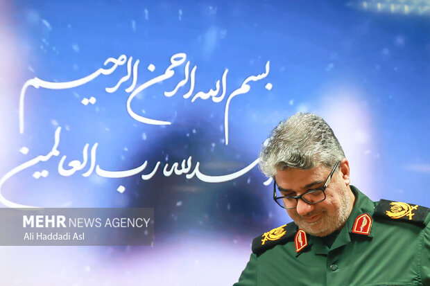 نشست خبری سرتیپ دوم پاسدار هادی ملانوری فرمانده سپاه حفاظت هواپیمایی کشور