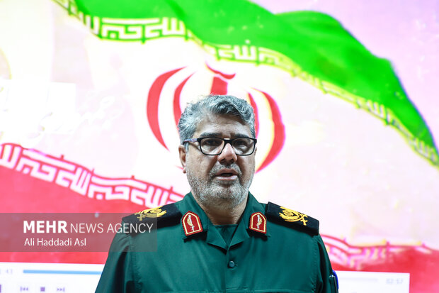 نشست خبری سرتیپ دوم پاسدار هادی ملانوری فرمانده سپاه حفاظت هواپیمایی کشور