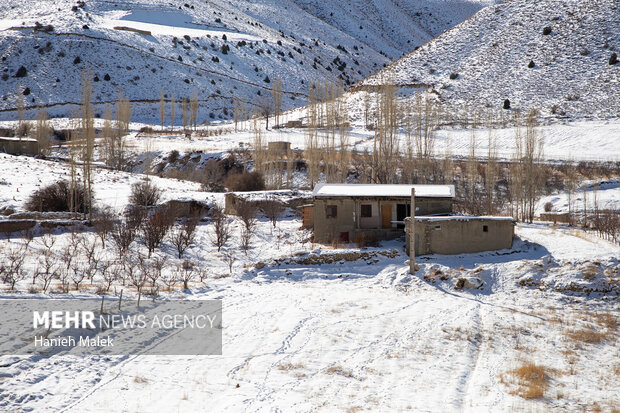 برف در ارتفاعات گلستان