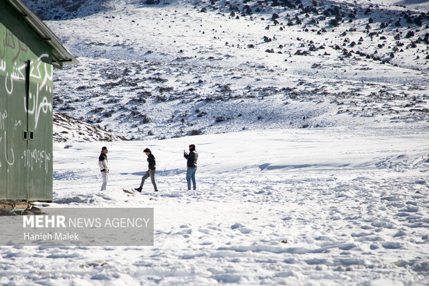 برف در ارتفاعات گلستان
