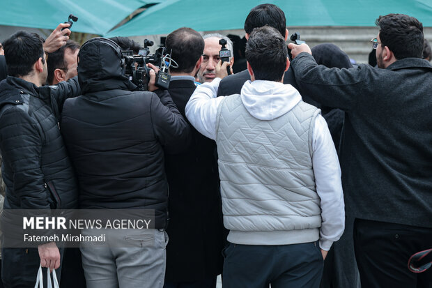 سید حمید پورمحمدی رئیس سازمان برنامه و بودجه کشور در حاشیه جلسه هیئت دولت