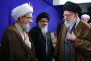دیدار اعضای ستاد برگزاری کنگره آیت‌ الله میلانی با رهبر معظم انقلاب