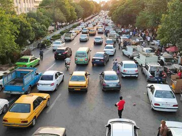 روند کاهشی ترافیک صبحگاهی در تهران