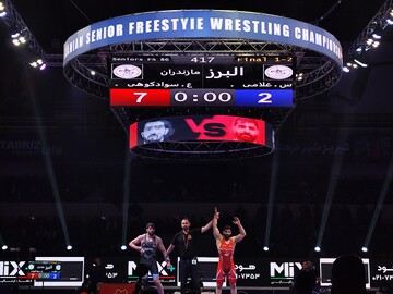 برترین آزادکاران مسابقات کشتی در تبریز معرفی شدند