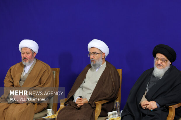 دیدار اعضای ستاد برگزاری کنگره بزرگداشت آیت‌الله العظمی میلانی با رهبر معظم انقلاب اسلامی