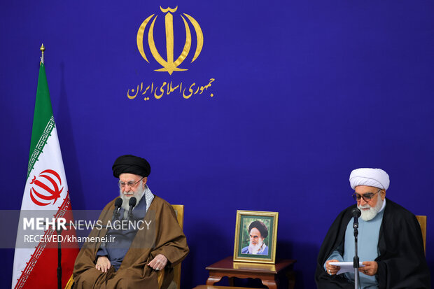 دیدار اعضای ستاد برگزاری کنگره بزرگداشت آیت‌الله العظمی میلانی با رهبر معظم انقلاب اسلامی