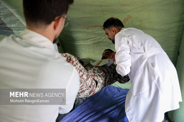 رزمایش امداد و نجات در شرایط بحران