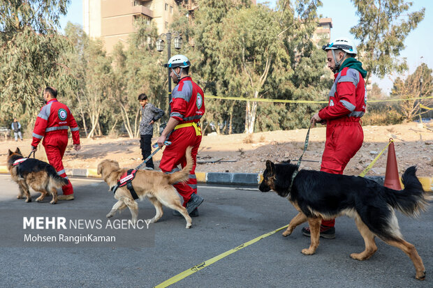 رزمایش امداد و نجات در شرایط بحران