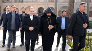 بازدید وزیر امور خارجه از کلیسای وانک در دومین روز سفر به اصفهان