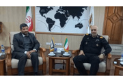 دیدار رئیس فدراسیون ترای اتلون با فرمانده منطقه یکم نداجا
