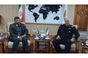دیدار رئیس فدراسیون ترای اتلون با فرمانده منطقه یکم نداجا
