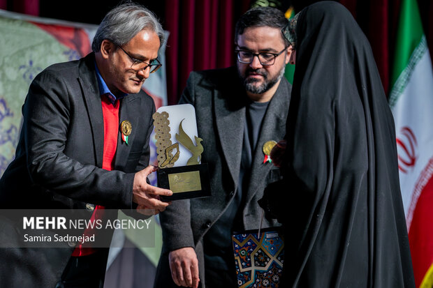 مراسم اختتامیه سومین جشنواره سرود فجر بسیج تهران بزرگ