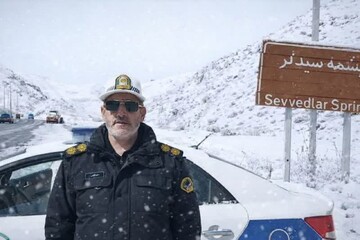 کندی و دشواری تردد در محور میانه–هشترود به دلیل شرایط نامساعد جوی