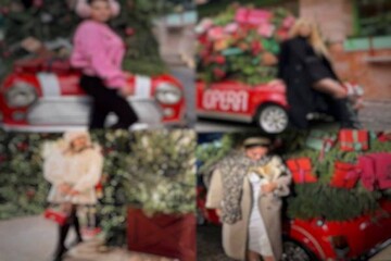 پرفورمنس کریسمسی با نمایش برهنگی