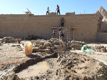 نیکرو: قلعه تاریخی گلاشگرد شهرستان فاریاب مرمت می شود