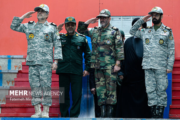 آیین افتتاحیه چهاردهمین‌ المپیاد فرهنگی ورزشی دانشگاه های افسری نیروهای مسلح