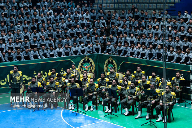 آیین افتتاحیه چهاردهمین‌ المپیاد فرهنگی ورزشی دانشگاه های افسری نیروهای مسلح