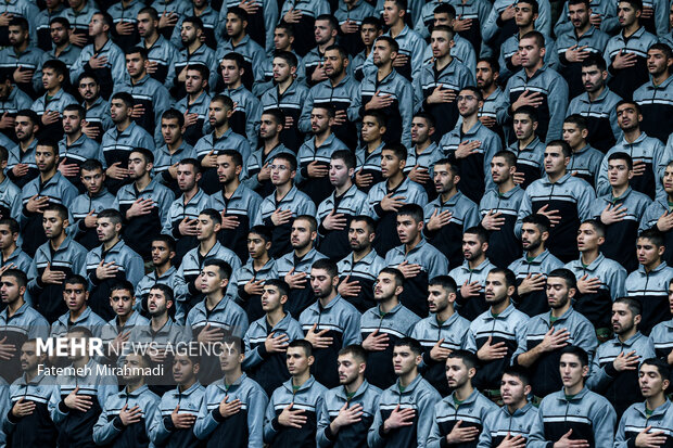 آیین افتتاحیه چهاردهمین‌ المپیاد فرهنگی ورزشی دانشگاه های افسری نیروهای مسلح