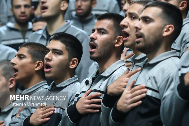 آیین افتتاحیه چهاردهمین‌ المپیاد فرهنگی ورزشی دانشگاه های افسری نیروهای مسلح