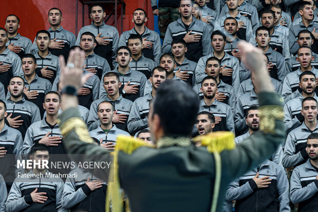 آیین افتتاحیه چهاردهمین‌ المپیاد فرهنگی ورزشی دانشگاه های افسری نیروهای مسلح