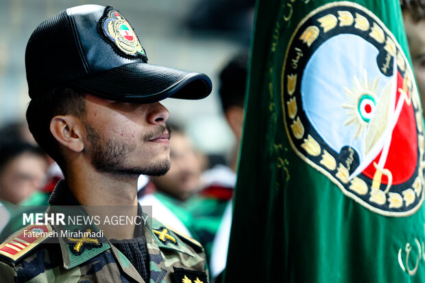 آیین افتتاحیه چهاردهمین‌ المپیاد فرهنگی ورزشی دانشگاه های افسری نیروهای مسلح