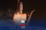 لحظه پرتاب ماهواره ایرانی به فضا از پایگاه فضایی وستوچنی روسیه