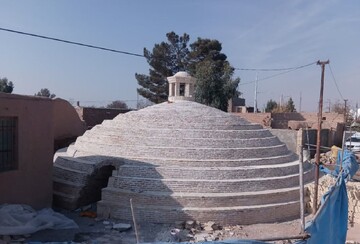 آب‌انبار بزرگ شهر کهن‌آباد آرادان مرمت شد